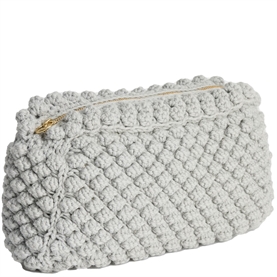 Aiayu Linn Clutch, Warm Grey